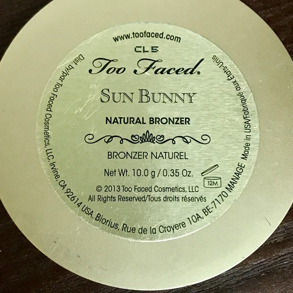 🎀NWOT🎀 TOO FACED Sun Bunny Natural Bronzer - Picture 4 of 5